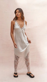 SOLANGE SLIP DRESS | Moonbeam