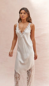 SOLANGE SLIP DRESS | Moonbeam