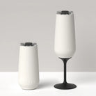 HUSKI CHAMPAGNE FLUTE in White by Huski