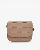 CLARA WEAVE CROSSBODY BAG in Fawn by ARLINGTON MILNE