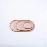CLOUD OVAL PLATE LARGE | Icy Pink