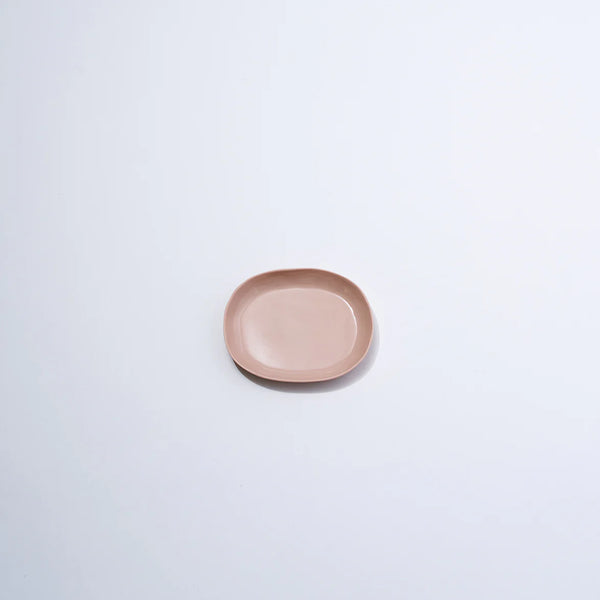 Cloud Oval Plate Small in Icy Pink