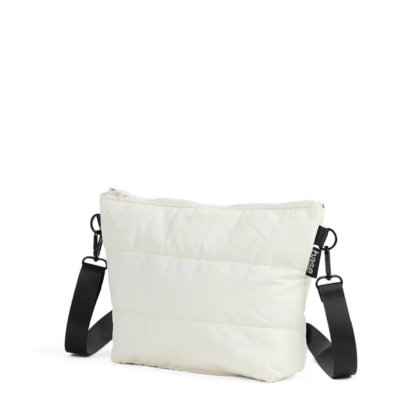 Base Supply Co Cloud Stash Base Crossbody Bag in Ecru