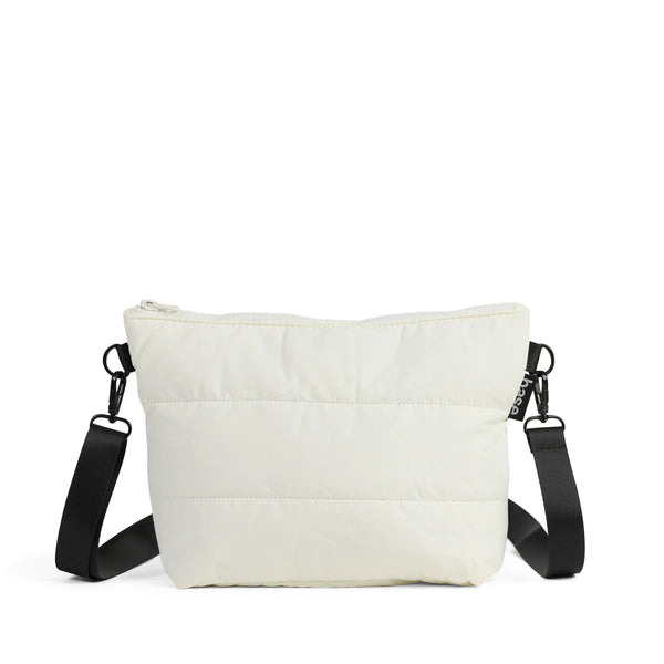 Base Supply Co Cloud Stash Base Crossbody Bag in Ecru
