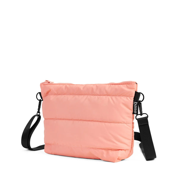 Base Supply Co Cloud Stash Base Crossbody Bag in Sorbet Pink