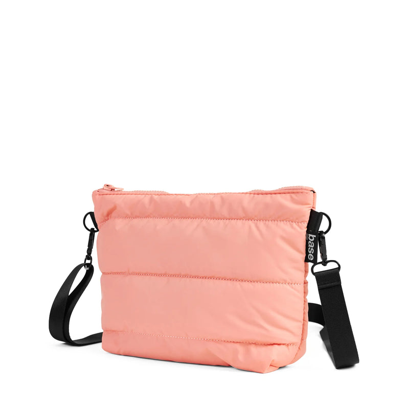 Base Supply Co Cloud Stash Base Crossbody Bag in Sorbet Pink