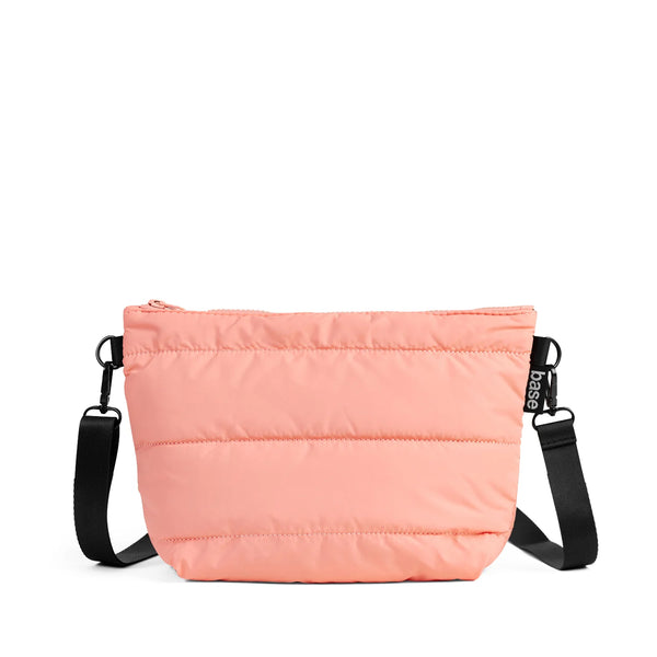 Base Supply Co Cloud Stash Base Crossbody Bag in Sorbet Pink