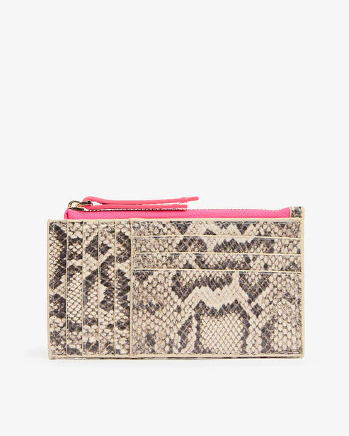 COMPACT WALLET in Snake by ARLINGTON MILNE