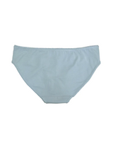 COTTON BIKINI UNDERWEAR in Picot Edge Dusty Blue by teysha