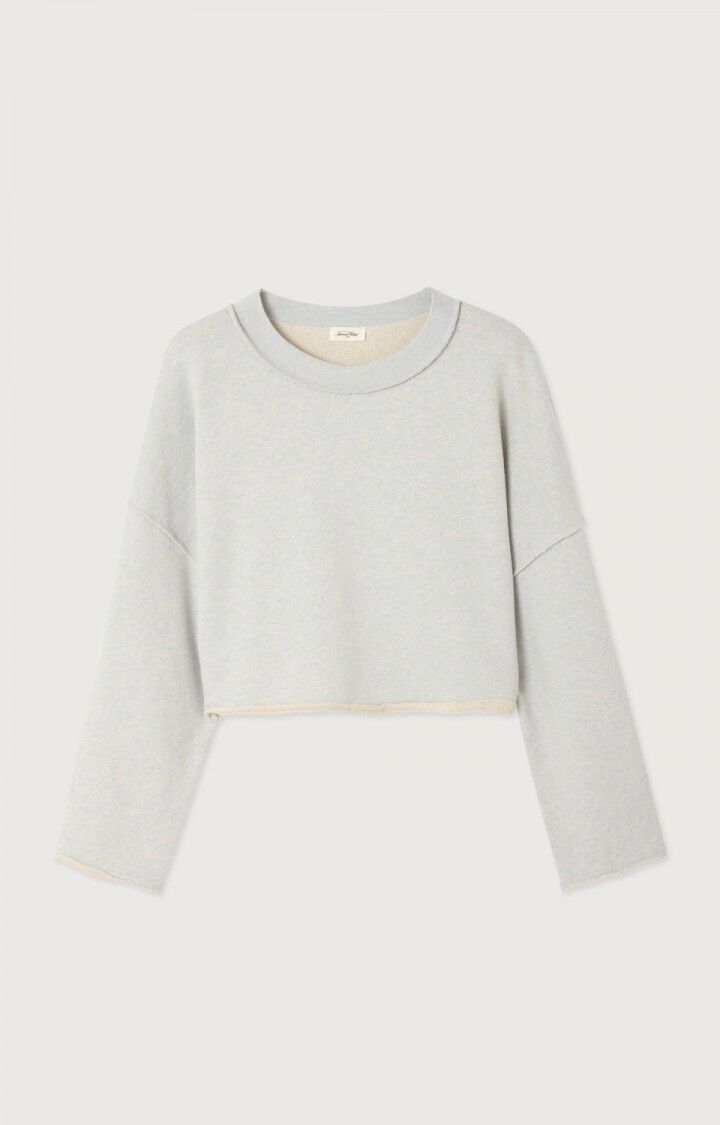 DANTOWN SWEATSHIRT DAN03AE in Sky Blue Melange by American Vintage