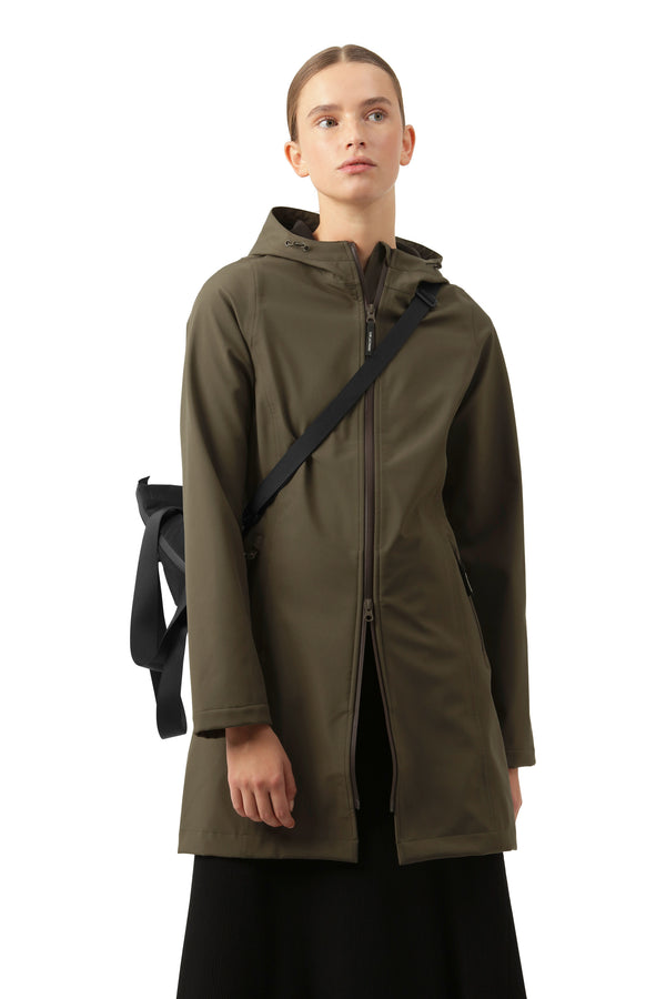DAYBREAK01 RAINCOAT in Army by ILSE JACOBSEN