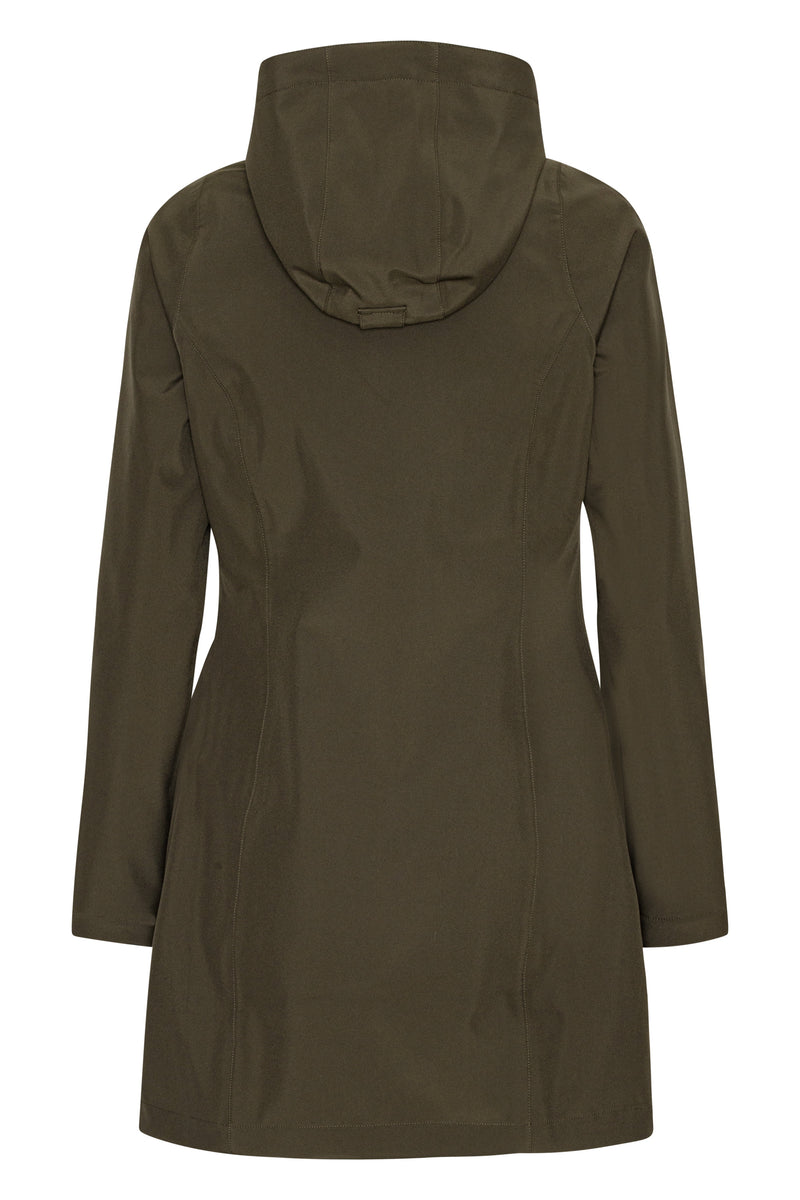 DAYBREAK01 RAINCOAT in Army by ILSE JACOBSEN