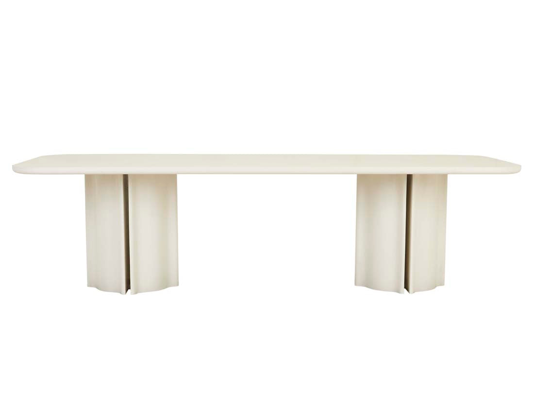 LEON DINING TABLE 10 Seater in Porcelain by GlobeWest at Darling & Domain