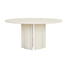 LEON ROUND DINING TABLE PORCELAIN 4 Seater by GlobeWest at Darling & Domain