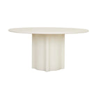 LEON ROUND DINING TABLE PORCELAIN 6 Seater by GlobeWest at Darling & Domain