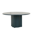 LEON ROUND DINING TABLE 6 Seater in TEAL by GlobeWest at Darling & Domain