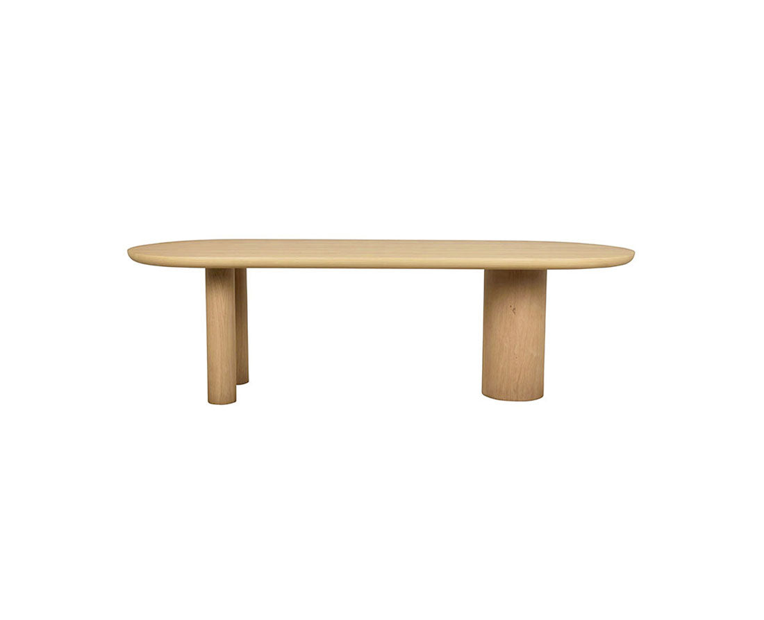 SEB OVAL DINING TABLE 6 Seater in Oak by GlobeWest at Darling & Domain