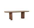 SEB OVAL DINING TABLE 6 Seater in Walnut by GlobeWest at Darling & Domain