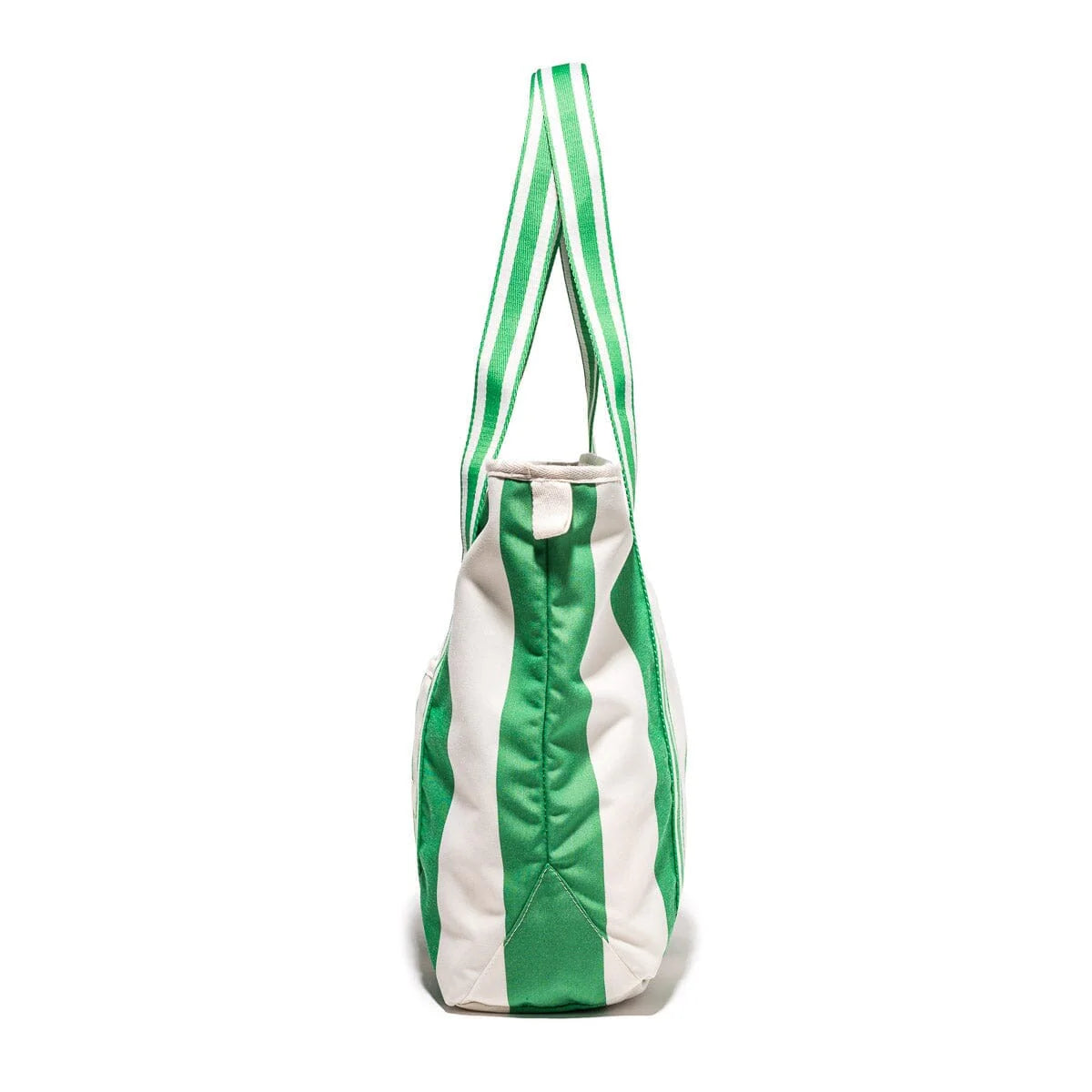 THE BEACH BAG | Crew Canyon Green Stripe - Darling & Domain