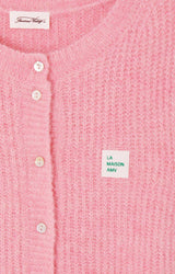 EAST19 SLEEVELESS CARDIGAN  in Orchid Melange by American Vintage