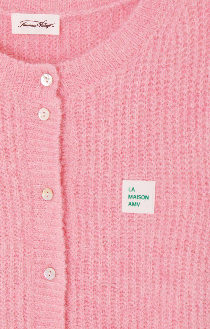 EAST19 SLEEVELESS CARDIGAN  in Orchid Melange by American Vintage