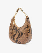 ESTELLA BAG in Caramel Python by ARLINGTON MILNE