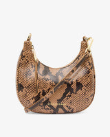 ESTELLA BAG in Caramel Python by ARLINGTON MILNE