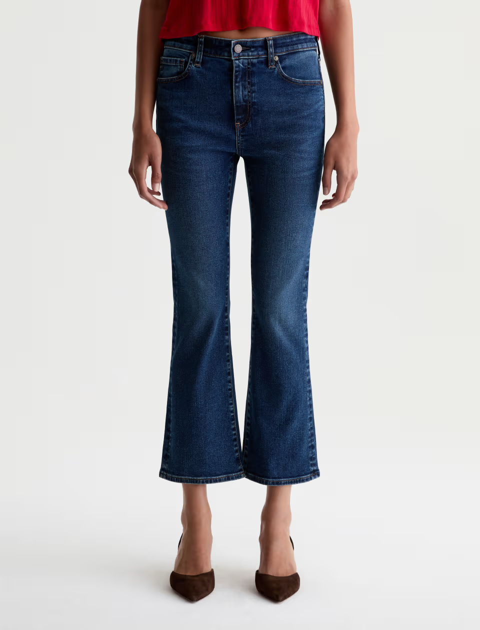 FARRAH BOOT CROP in Harmonica by AG Jeans