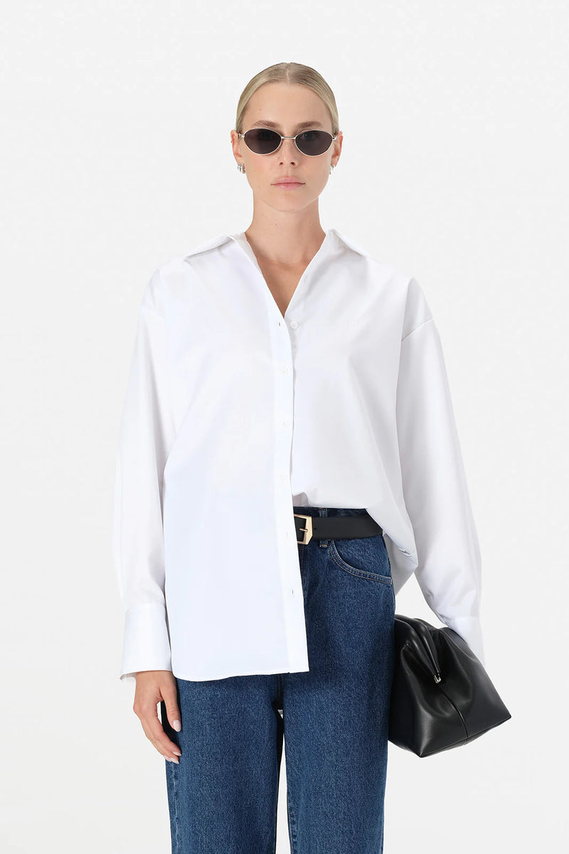 Elka Collective Carter Shirt in white from Darling and Domain