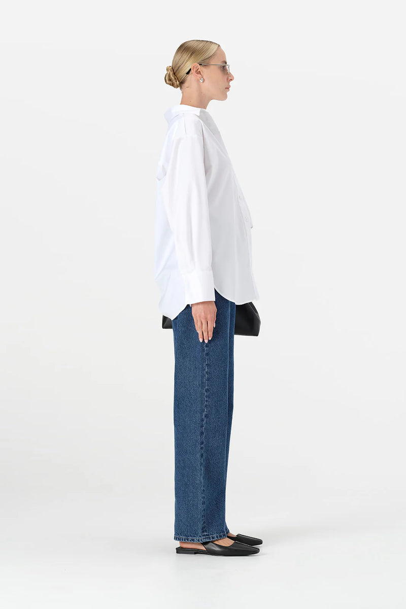 Elka Collective Carter Shirt in white from Darling and Domain