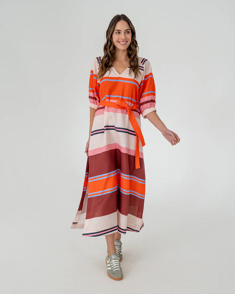 GENEVA MAXI DRESS | Wide Stripe