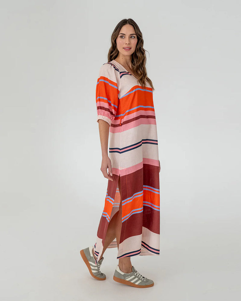 GENEVA MAXI DRESS | Wide Stripe