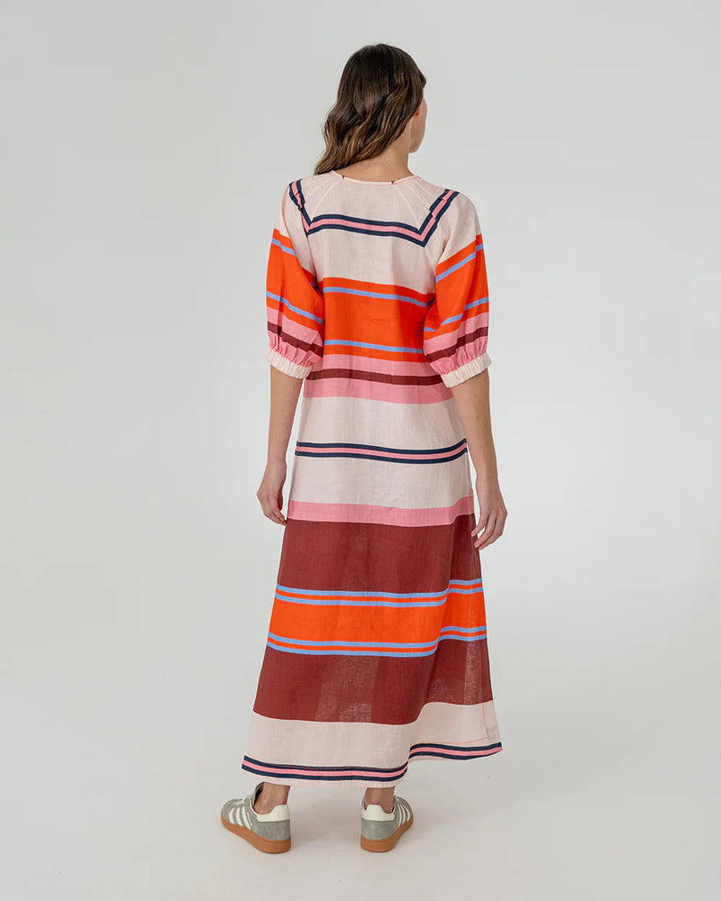 GENEVA MAXI DRESS | Wide Stripe