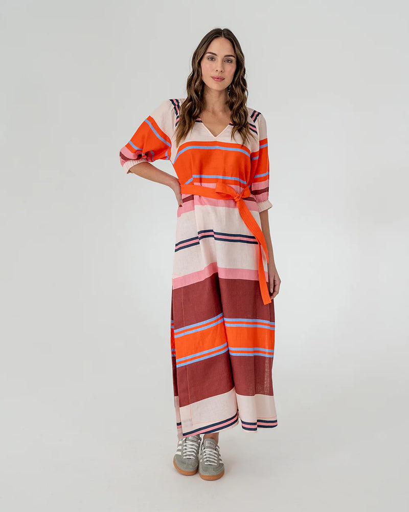 GENEVA MAXI DRESS | Wide Stripe