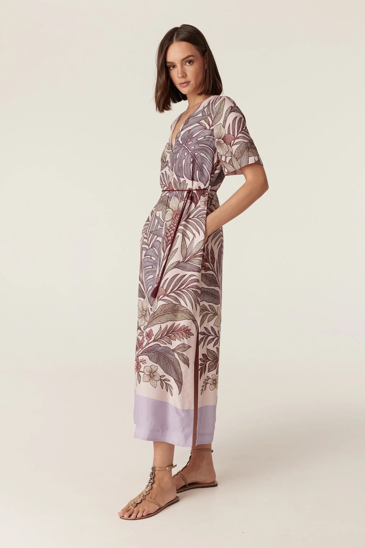 ERIKA KAFTAN DRESS in Paradise Print by Cable Melbourne