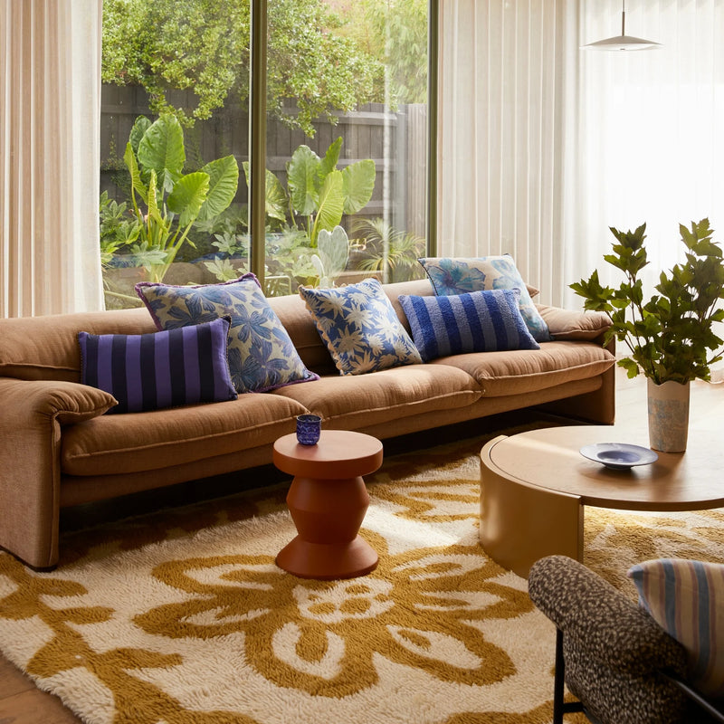 MAVE BLUE CUSHION 60CM from Bonnie and Neil