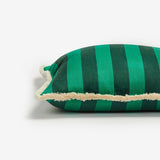 BOLD STRIPE EMERALD CUSHION 60CM from Bonnie and Neil