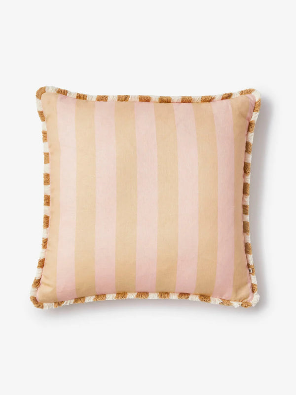 BOLD STRIPE BUFF CUSHION - 60cm from Bonnie and Neil