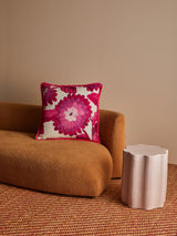 DAHLIA PINK PINK LINEN CUSHION - 60cm from Bonnie and Neil