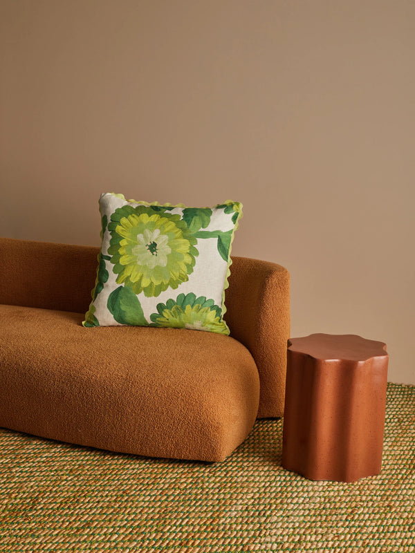 DAHLIA GREEN CUSHION - 60cm from Bonnie and Neil