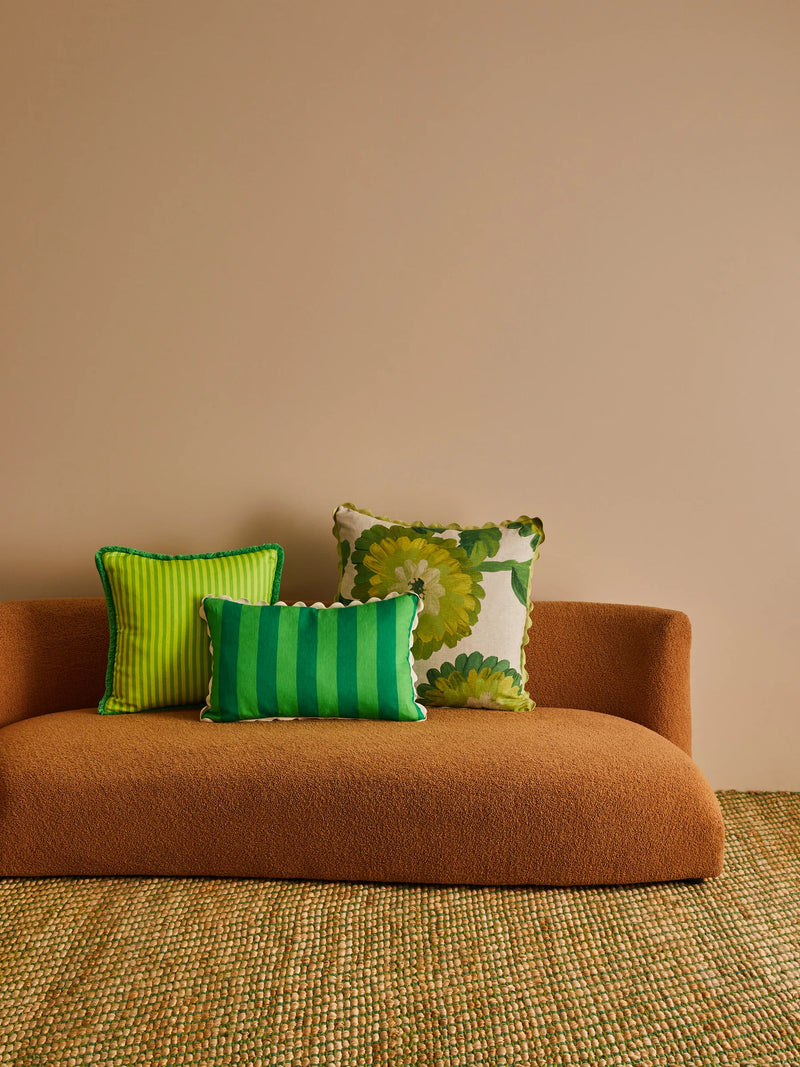 DAHLIA GREEN CUSHION - 60cm from Bonnie and Neil