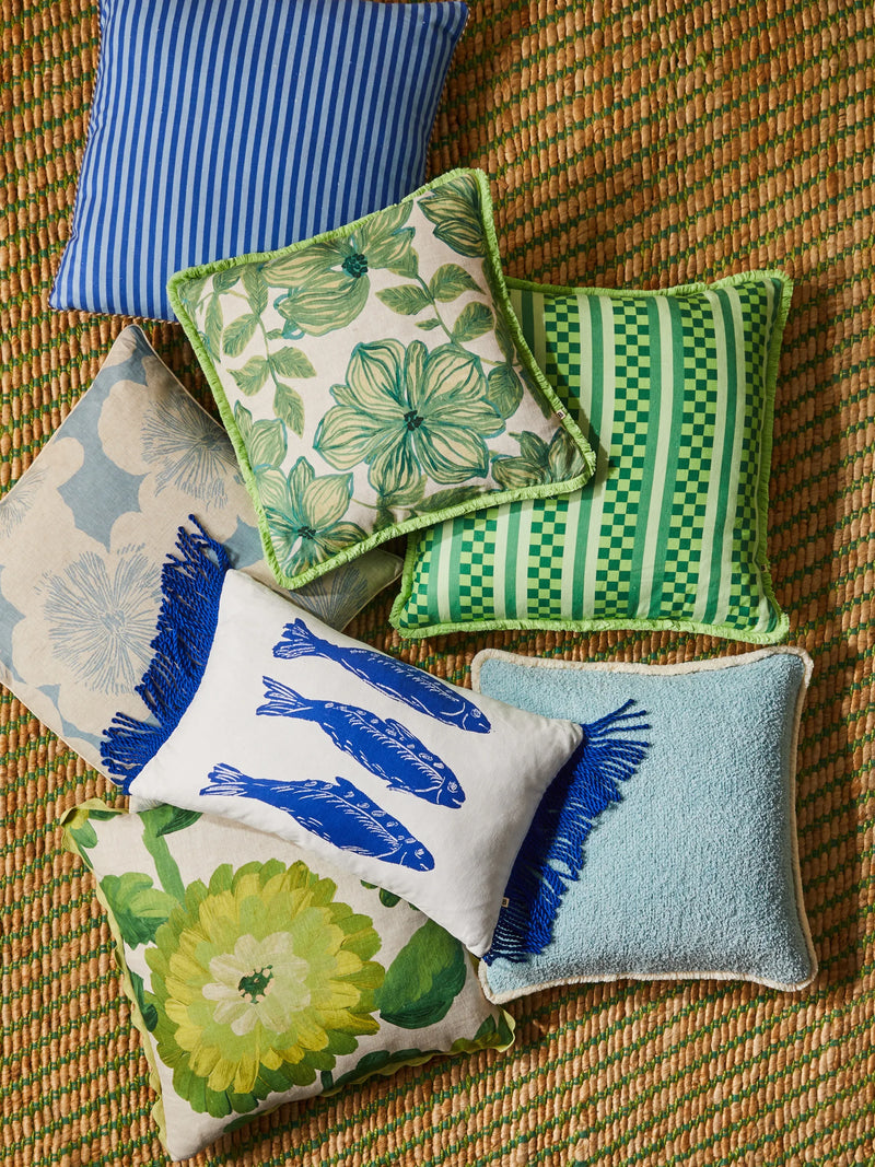 DAHLIA GREEN CUSHION | 60cm