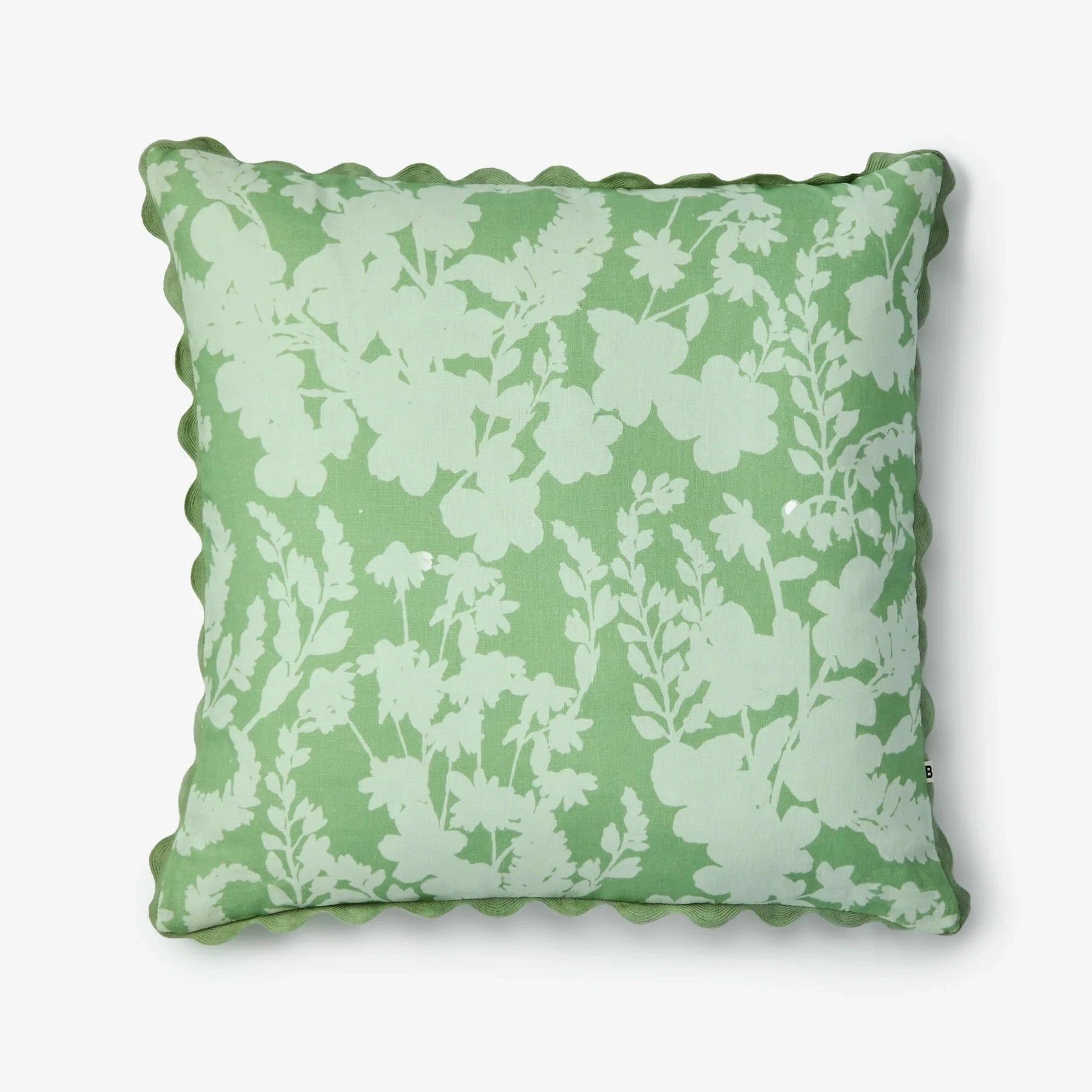 PETAL MINT LINEN CUSHION - 60cm from Bonnie and Neil
