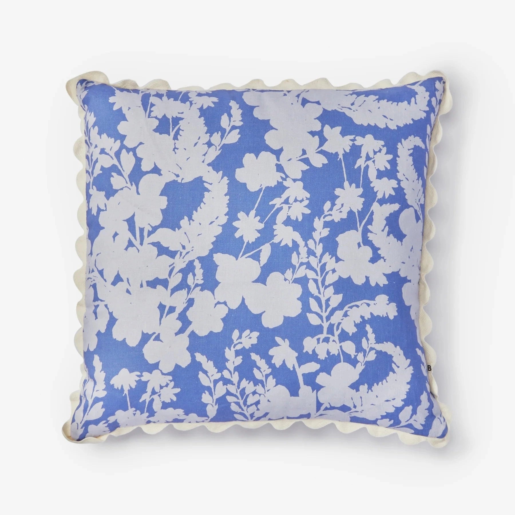 PETAL BLUE LINEN CUSHION | 60cm - Darling & Domain