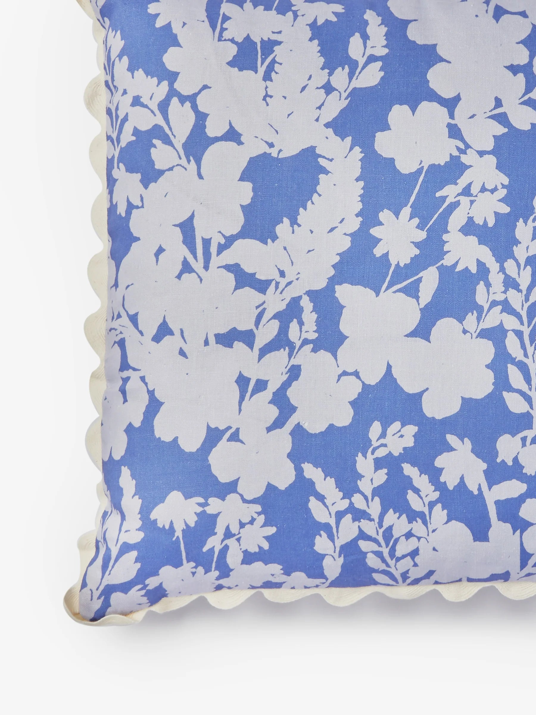 PETAL BLUE LINEN CUSHION - 60cm from Bonnie and Neil