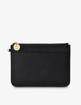 FLAT POUCH in Black by Elms + King