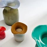 FLORENCE LARGE VASE in Teal by Ben David by KAS