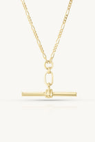 FOB NECKLACE in Gold by ToniMay