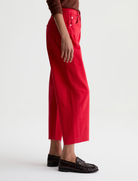 HATTIE CROP JEAN in Recording Red by AG Jeans