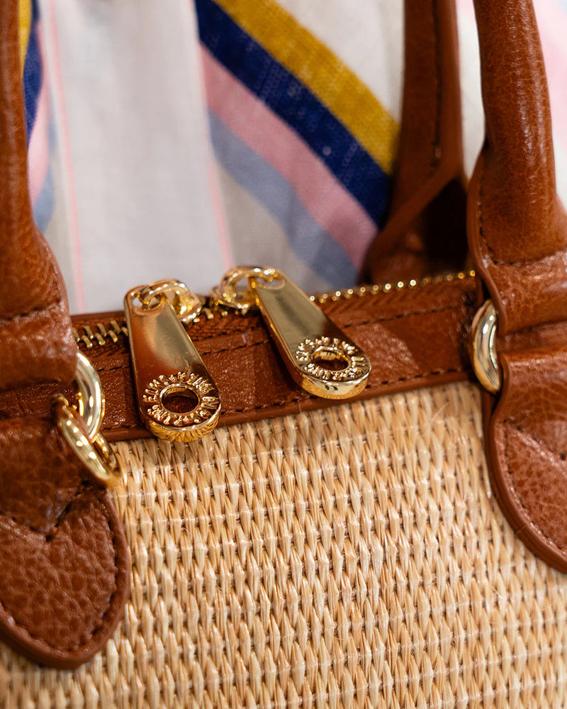 FAIRFAX TOP GRIP | Tan with Natural Weave